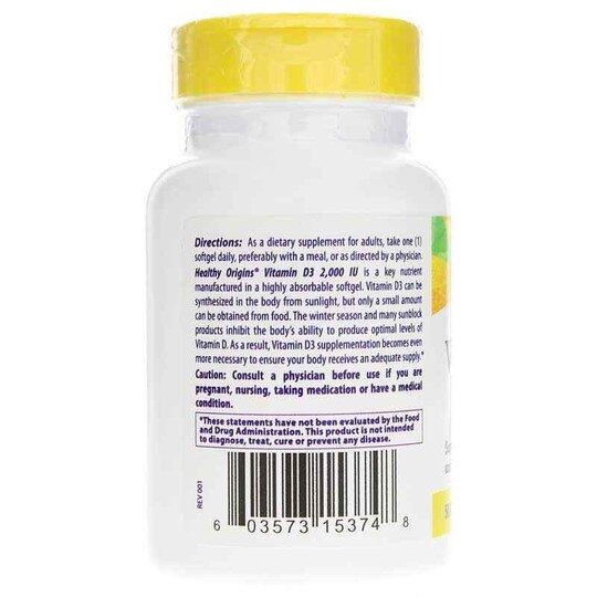Vitamin D3 2000 IU (50mcg), HLO